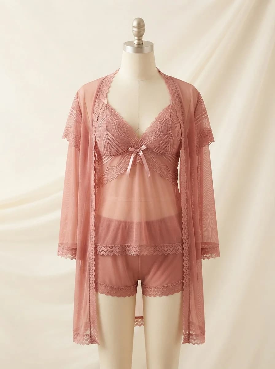 Romantic Soft Lace Sleepwear