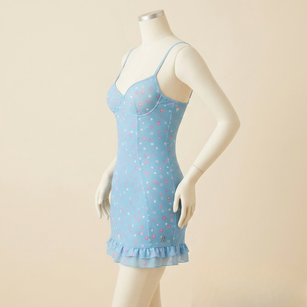 Sky Bliss Heart Whisper Nightdress