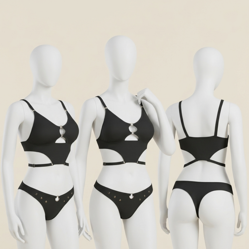 Black Rose – Timeless Elegance Lingerie Set