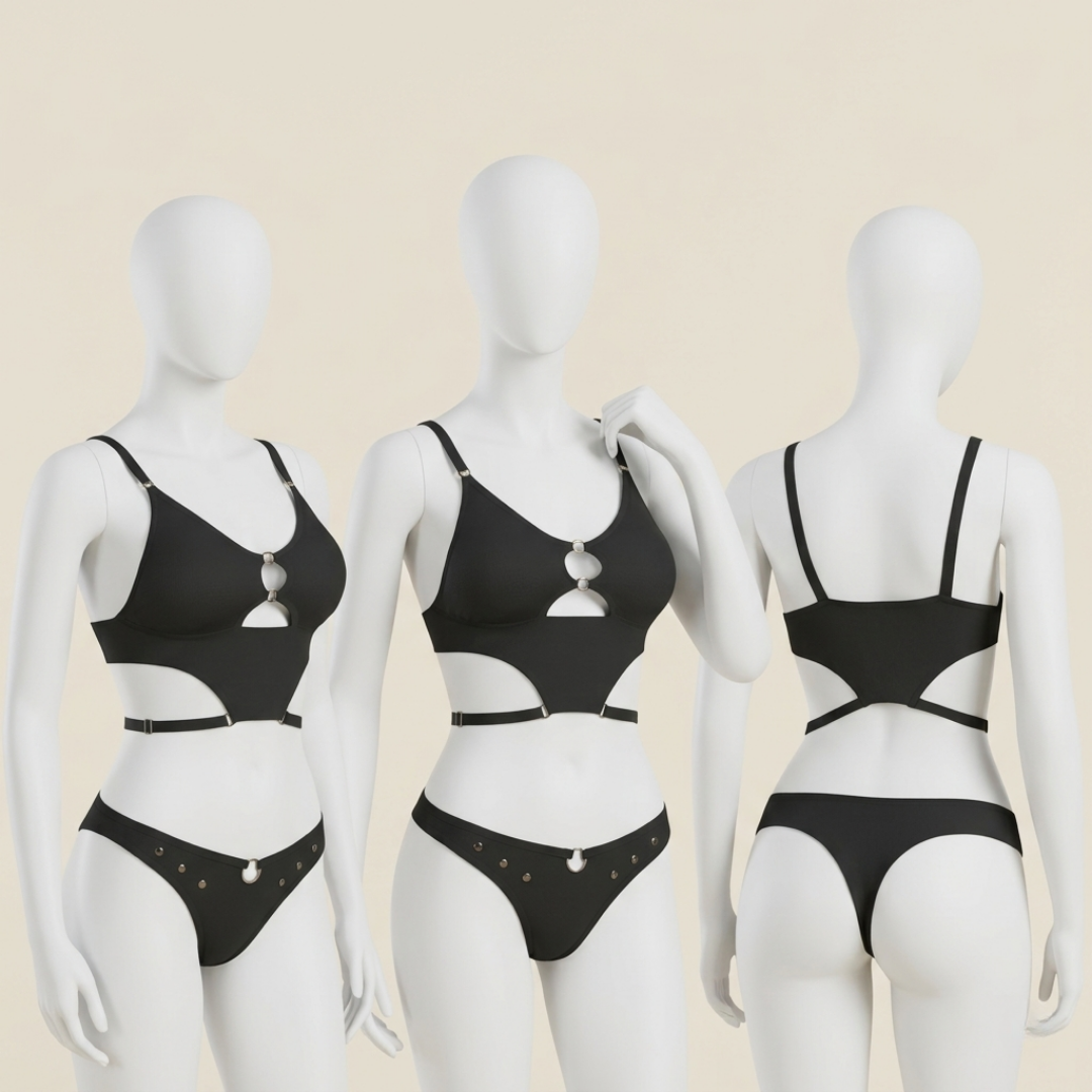 Black Rose – Timeless Elegance Lingerie Set