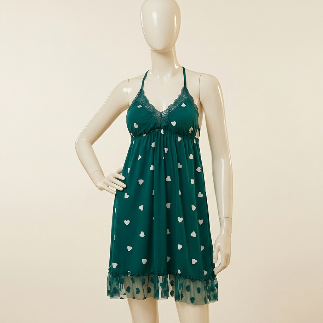 Emerald Heartfall Comfort Nightdress