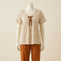 Lunara Polka Dot Cotton Nightwear Set