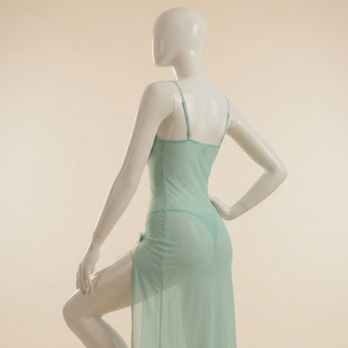 Aqua Whisper Sheer Nightdress Set