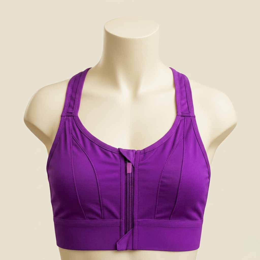 Aurea Orchid Purple High Support Sports Bra