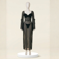 Premium LushEase Mesh Nightwear Gown Set