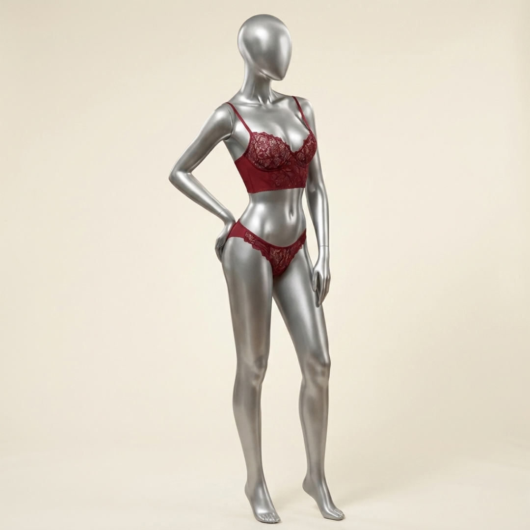 Mulaima Ruby Lace Lingerie Set –  Ruby
