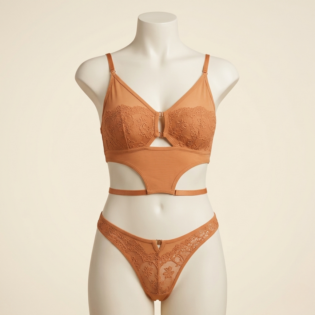 MULAIMA – LOTUS Cut-Out Lingerie Set