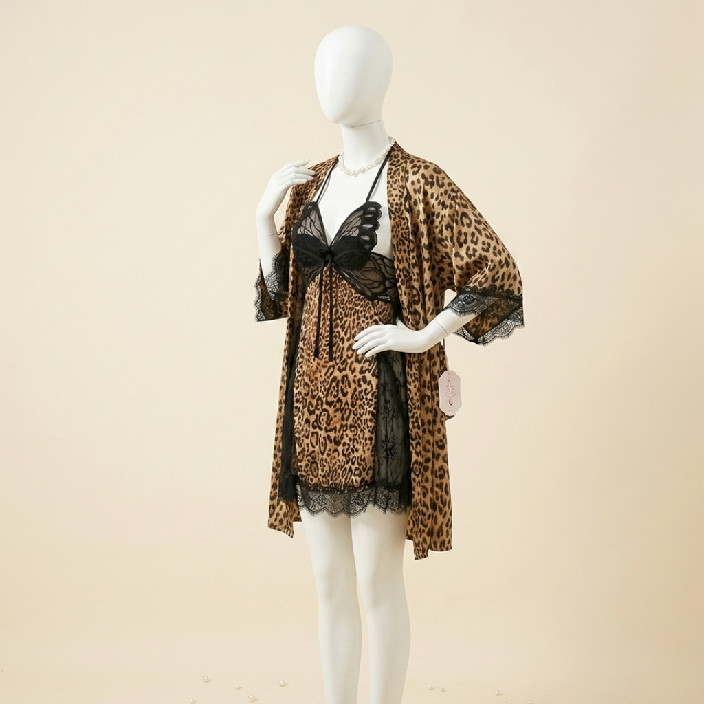 Wild Desire Three-Piece Nightwear Set