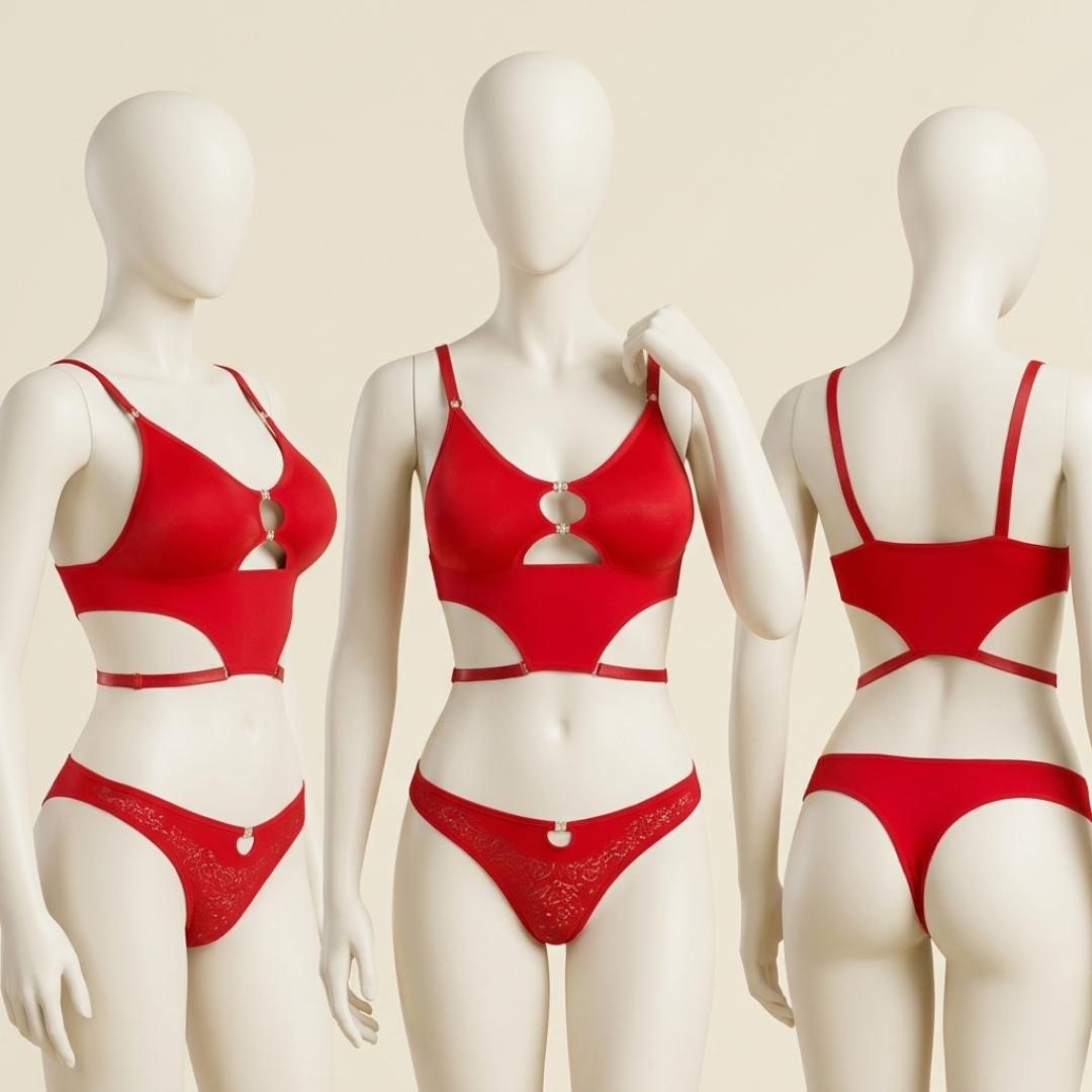 Crimson – Bold Elegance Lingerie Set