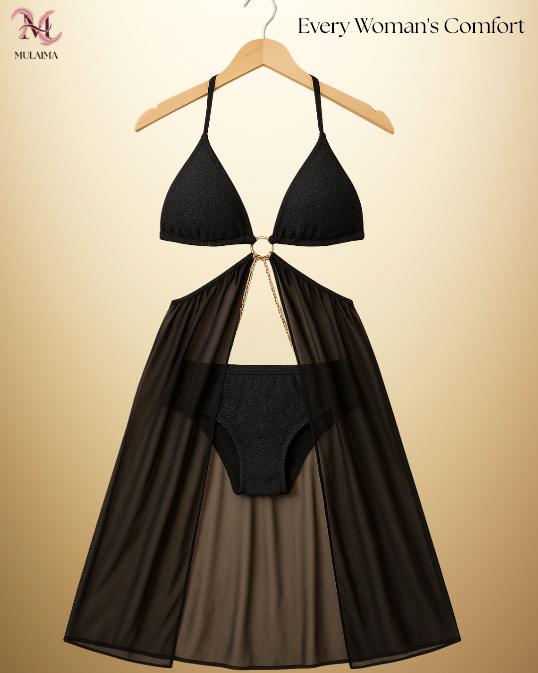 ARGENZA – Midnight Glamour Nighty Dress