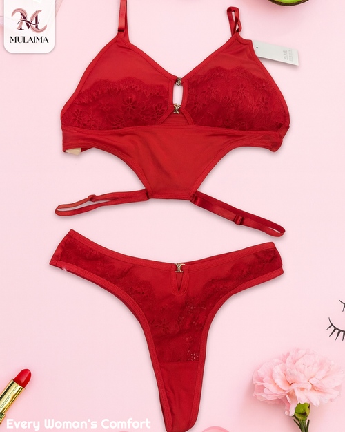 Crimson – Bold Elegance Lingerie Set
