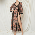 Floral Moonlight Glow Nightwear Maxi Gown