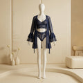 Relax Fit Lace Trimmed Nightwear Suit