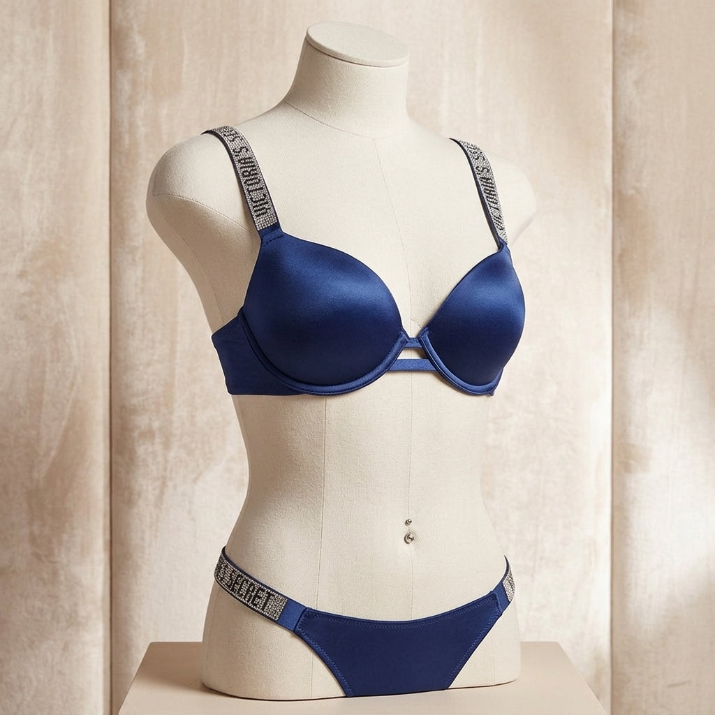 Vibrant Luxe: Premium Thong & Bra Set