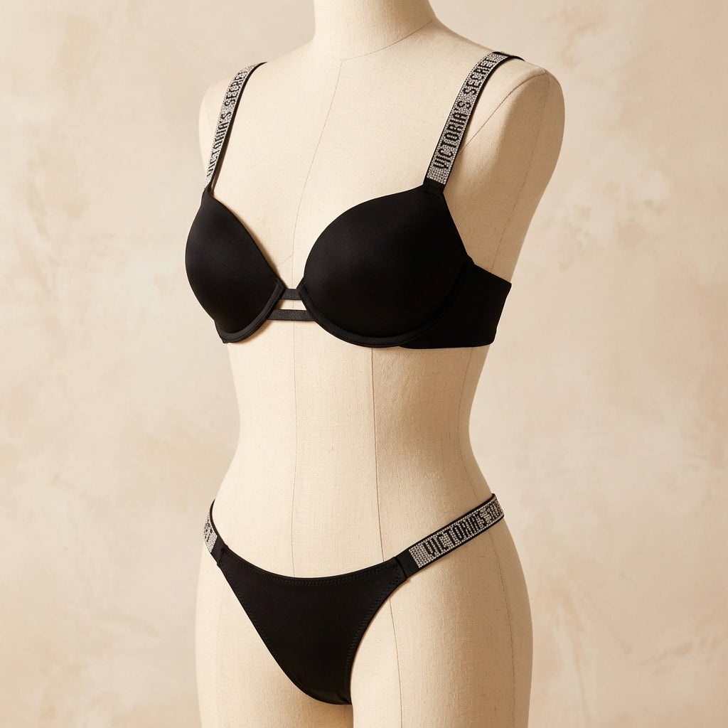 Vibrant Luxe: Premium Thong & Bra Set