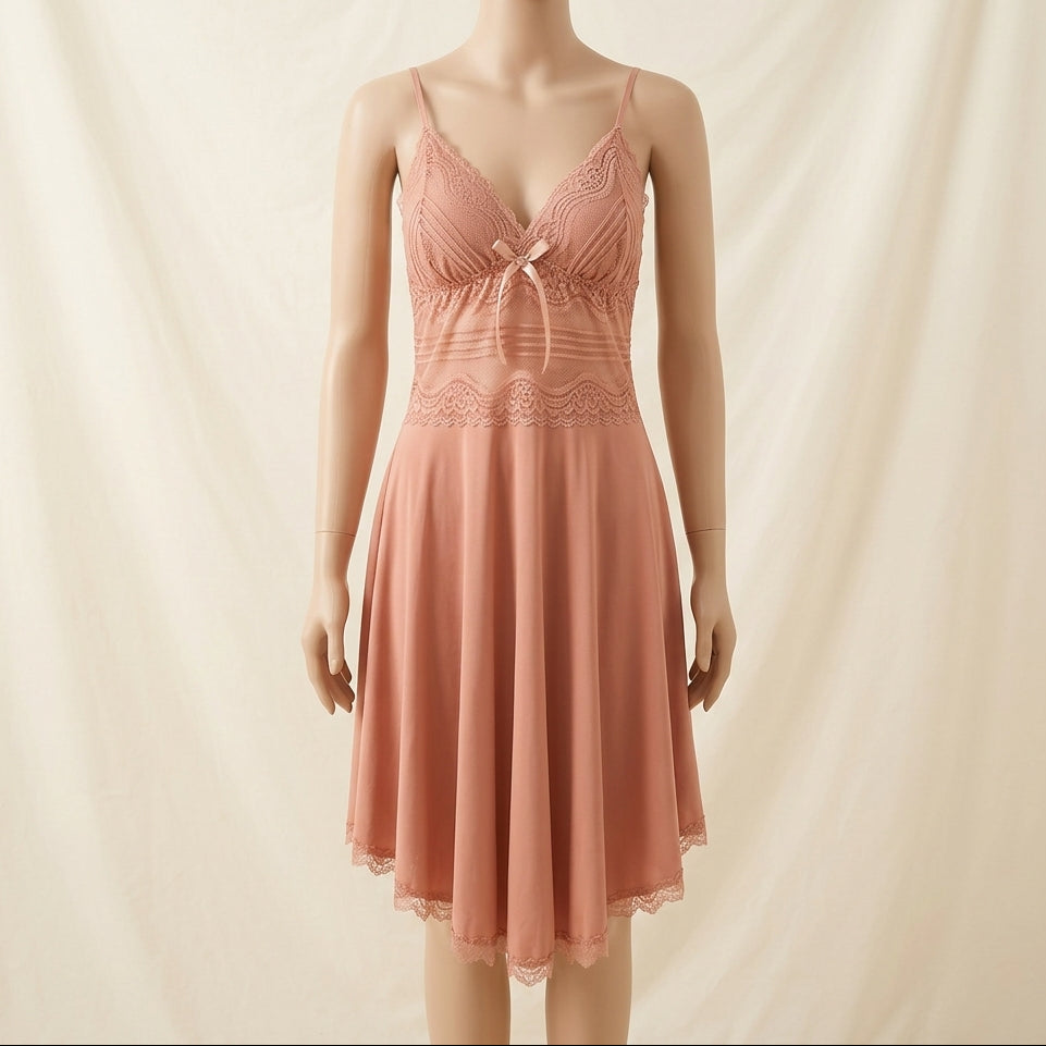 Premium Comfort Lace Babydoll Sleepwear Dress