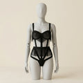 Noir Desire Fringe Intimate Lingerie Bodysuit