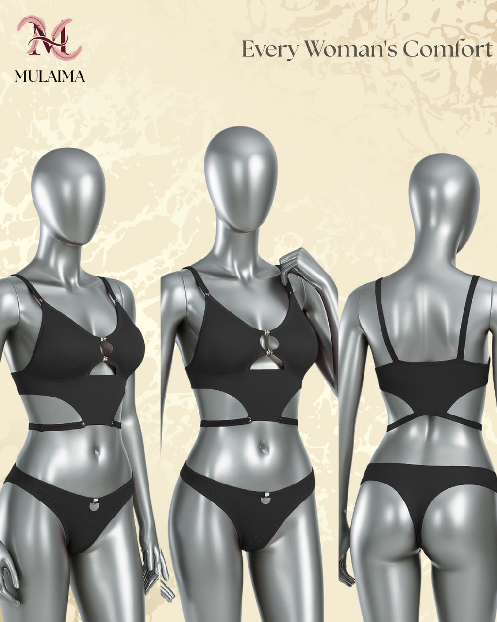 Black Rose – Timeless Elegance Lingerie Set