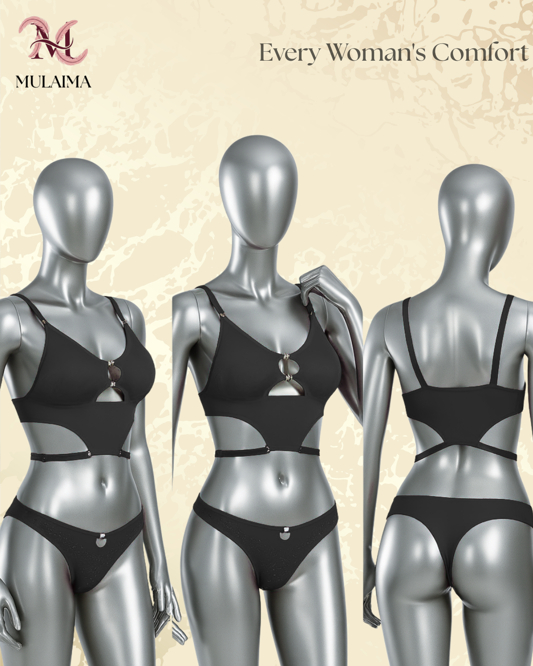 Black Rose – Timeless Elegance Lingerie Set