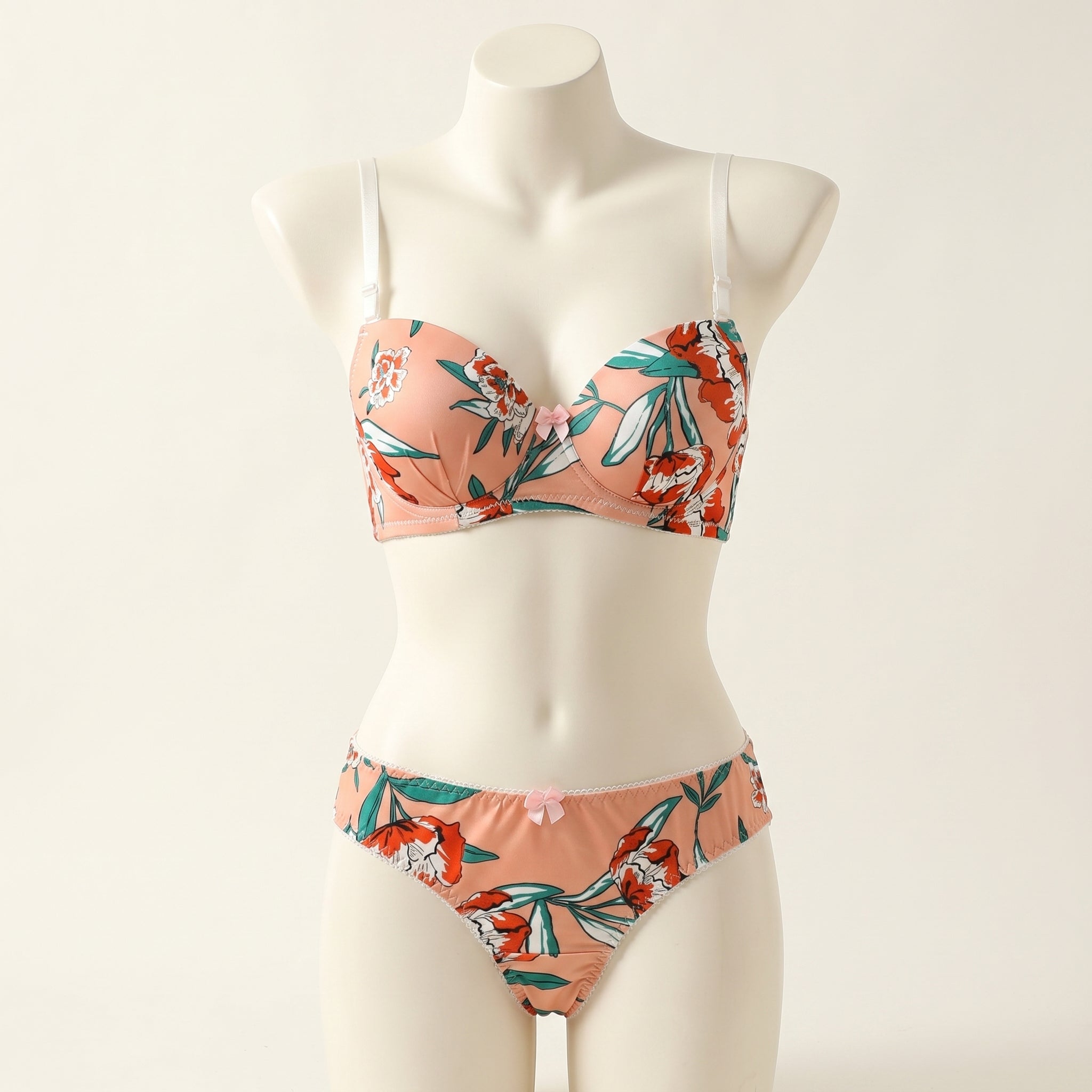 Bloom & Bliss Floral Underwire Lingerie Set