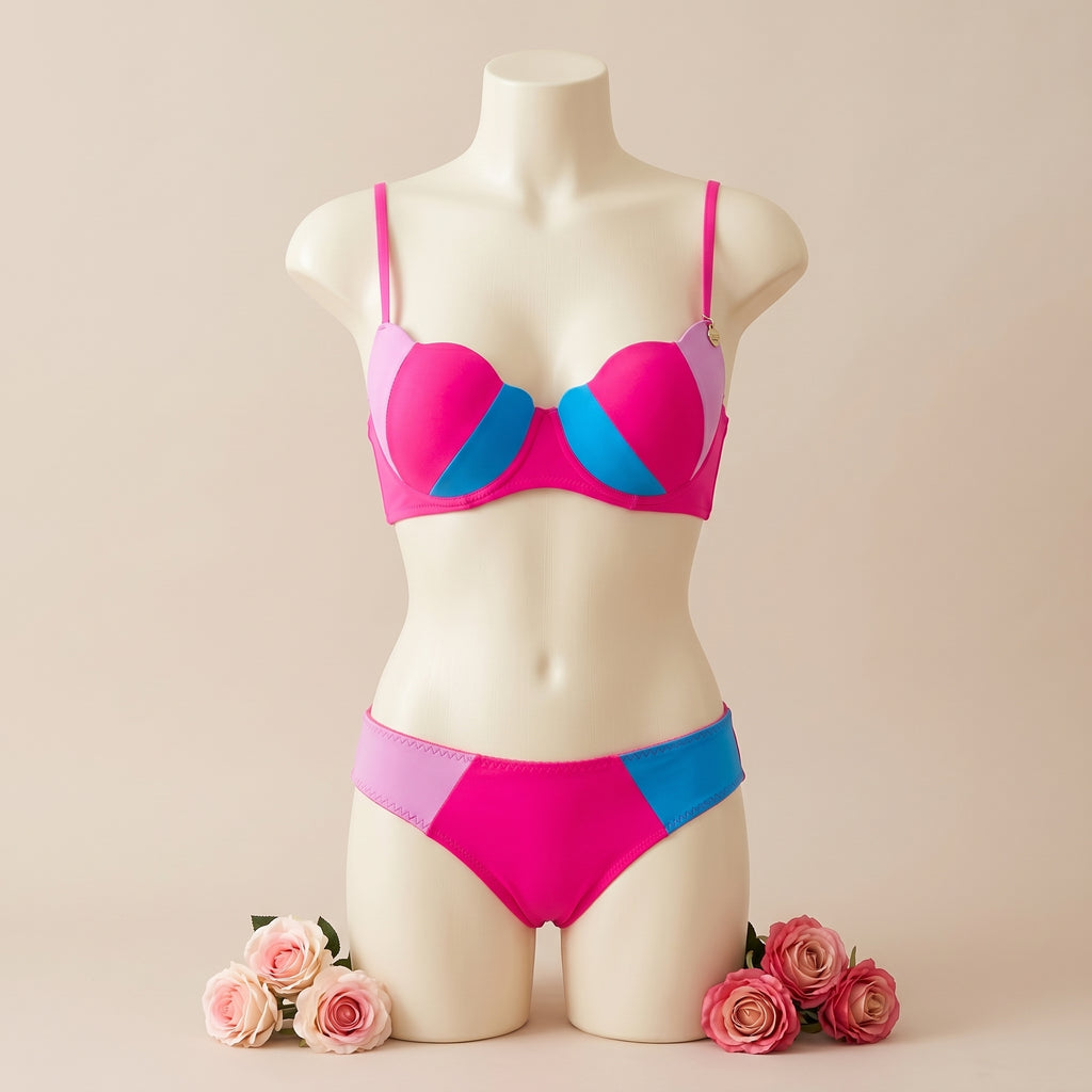 Signature Duo-Tone Sporty Push-Up Set