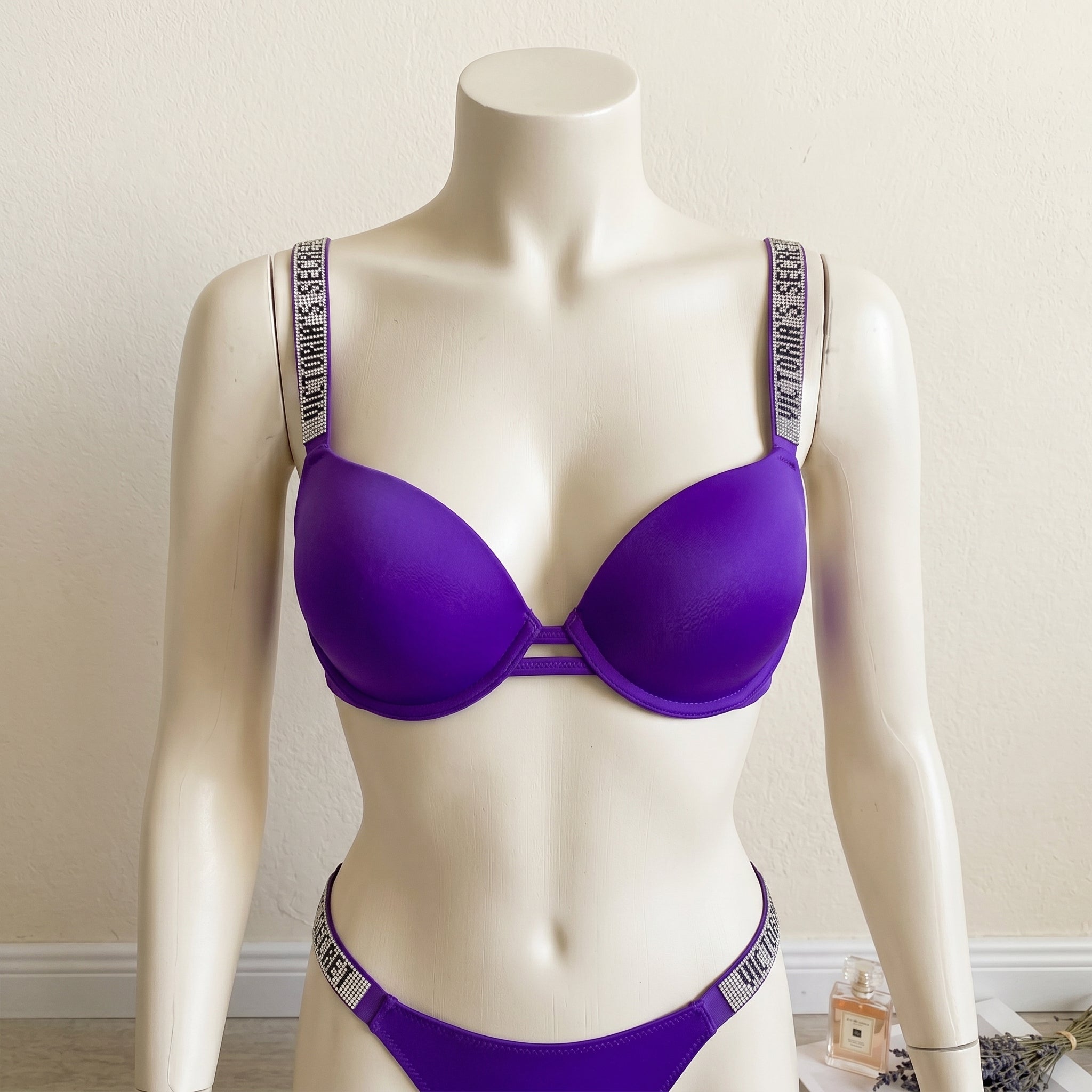 Vibrant Luxe: Premium Thong & Bra Set