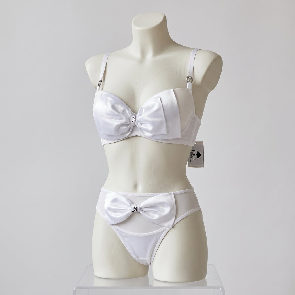 Sweet Bow: Elegant Comfort Bra & Panty Set