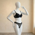 Midnight Lace Deep-V Silhouette Set