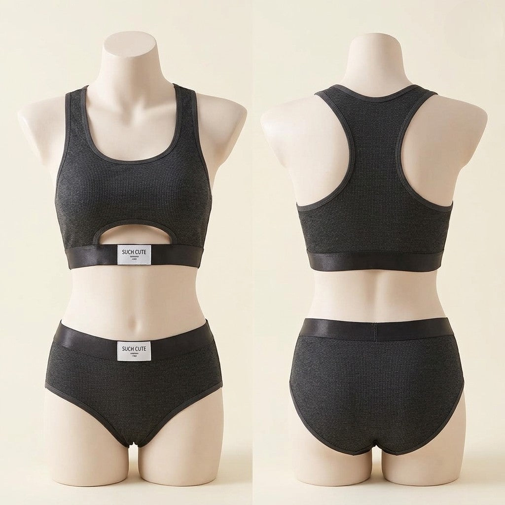Seamless ActiveFlex Sports Bra & High-Rise Panty Set