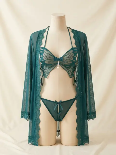 Butterfly Detail Featherlight Nightwear Set