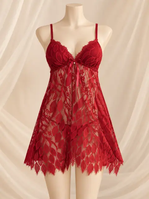 Delicate Floral Lace Nightwear