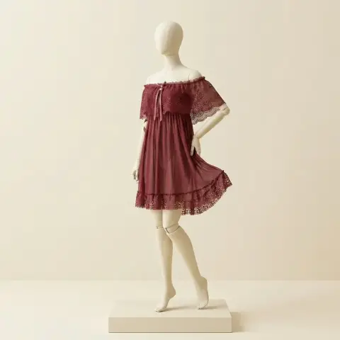 Delicate Lace Nightgown for Women (view 2)