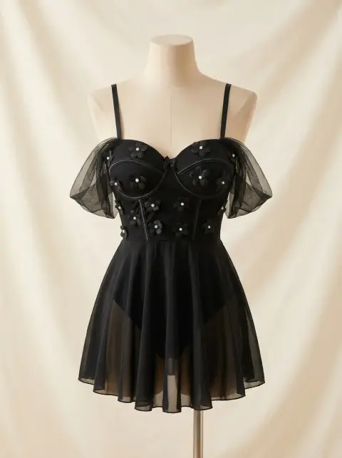 Dreamy 2 Piece Nighty Set in Red, Pink or Black