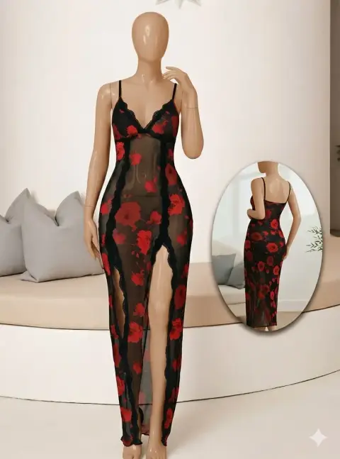 Floral Soft Touch 2 Piece Night Set