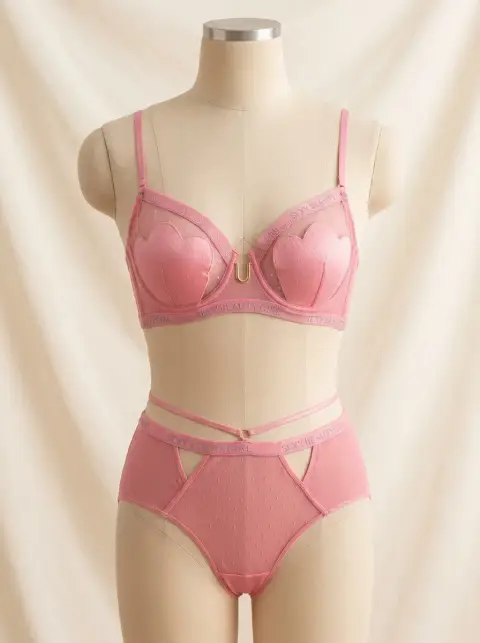 Lightly Padded Natural Shape Push-Up Bra Set