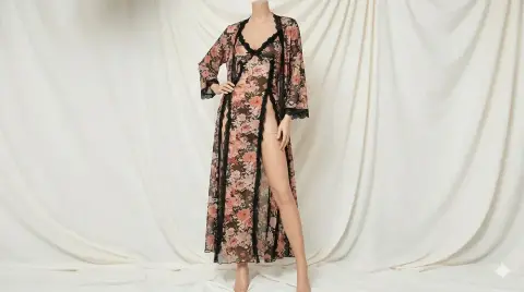 Moonlit Floral Glow Sleepwear