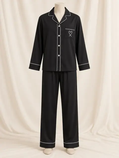 Pure Silk Matching Couple Sleepwear (view 2)