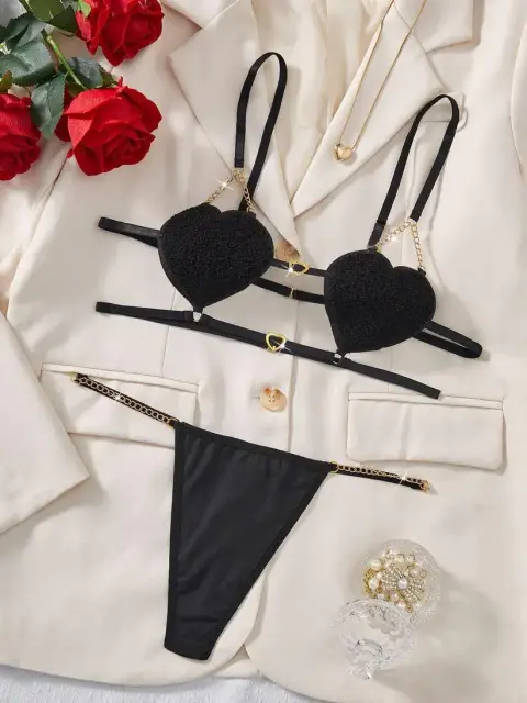 Ruby Romance Two Piece Lingerie Set
