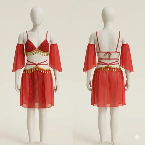 Ruby Romantic 2 Piece Nightwear Set
