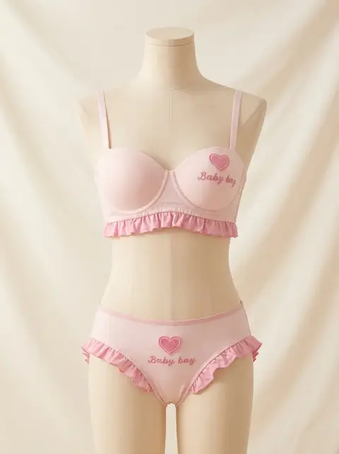 Soft Padded Push-Up Bra Set